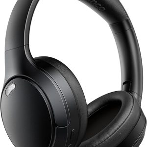 Bluetooth Headphones, Wireless Over Ear Headphones with HiFi Stereo Microphone, Foldable Lightweight On Ear 5.4 Headphones with Deep Bass for Cellphone/Travel/Office/Home(Black)