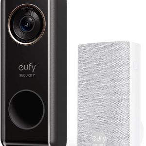 eufy Security Video Doorbell (Wired) S330 with Chime, Dual Cam, Delivery Guard, Security Camera, 2K with HDR, No Monthly Fee, 16-24V, 30VA, homebase NOT Supported, Motion Only Alert