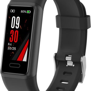 Fitness Tracker, Fitness Watches for Men Women with 24/7 Heart Rate Monitor Sleep Tracker Step/Calorie Counter Stopwatch Pedometer IP68 Waterproof